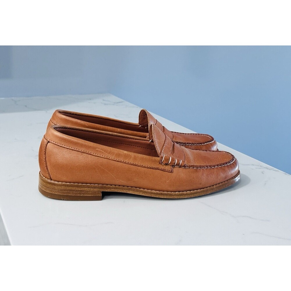 GH Bass Larson Weejuns Penny Loafers Mens 10 Brown Leather Slip On Shoes